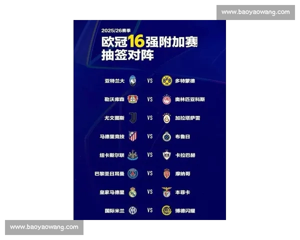 2026年欧冠赛程全面解析 各大豪门对决精彩纷呈 谁将登顶欧洲之巅